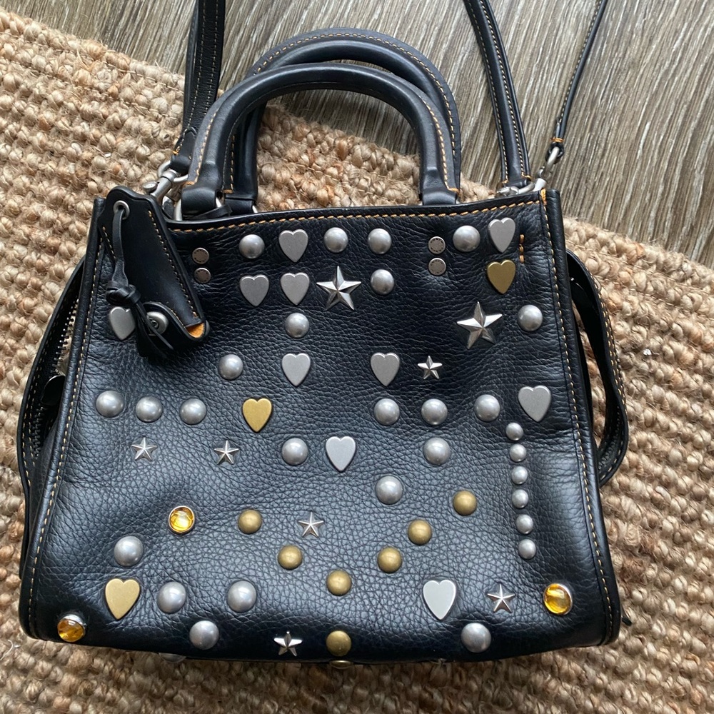 Coach rogue 25 with beatnik rivets limited collection